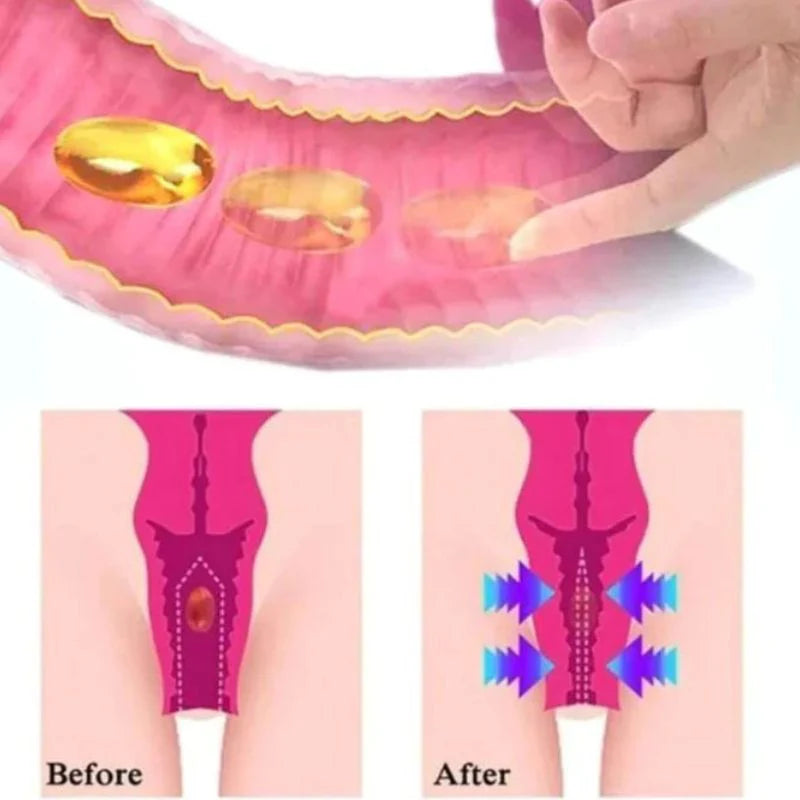 Nort moon™ Gélules vaginal effet visible en 24h pour brûler la mauvaise graisse et pour un appareil génital propre sans infection et sein.